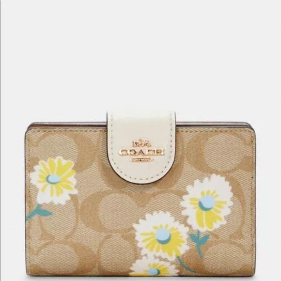 Coach medium zip around wallet